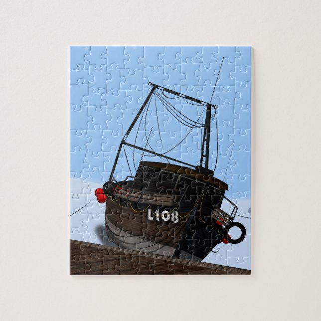 Fishing Boat Jigsaw Puzzle (Vertical)