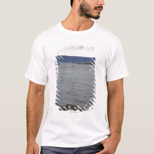 Fishing boat leaving harbour, Reykjavik, Iceland T-Shirt