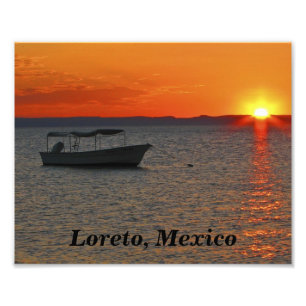 Fishing Boat, Loreto Mexico Photo Print