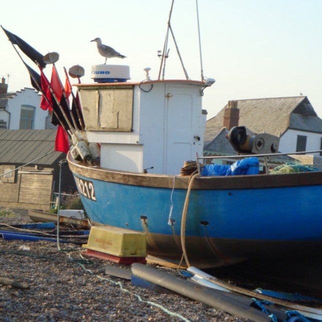 fishing boat moored by the sea coastal photo jigsaw puzzle (Creator Uploaded)