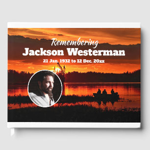 Fishing Boat on Lake Memorial   Guest Book