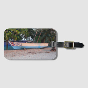 Fishing Boat on Tamarindo Beach, Costa Rica Luggage Tag