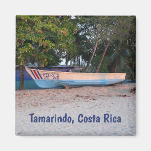 Fishing Boat on Tamarindo Beach, Costa Rica Magnet