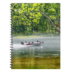 Fishing Boat On The Move Notebook