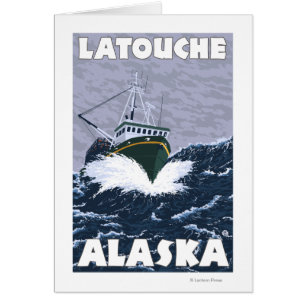 Fishing Boat Scene - Latouche, Alaska