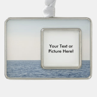 Fishing Boat Silver Plated Framed Ornament