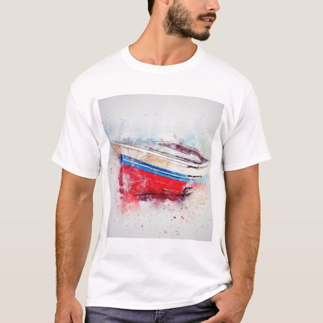 fishing boat T-Shirt (Front)