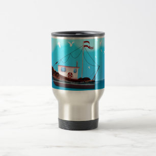 Fishing Boat Travel Mug