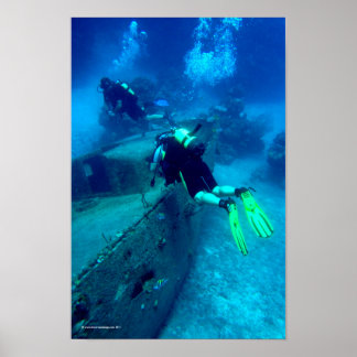 Fishing Boat Wreck Poster