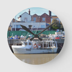 Fishing Boat YH 34 Round Clock