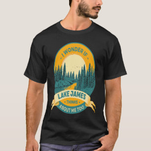 Fishing Boating Camping Lake Vacation Lake James T-Shirt