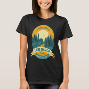Fishing Boating Camping Lake Vacation Lake Martin T-Shirt
