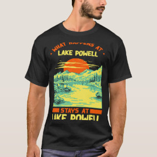 Fishing Boating Camping Lake Vacation Lake Powell T-Shirt