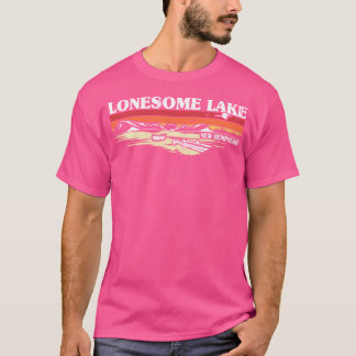 Fishing Boating Camping Lake Vacation Lonesome Lak T-Shirt