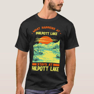 Fishing Boating Camping Lake Vacation Philpott Lak T-Shirt