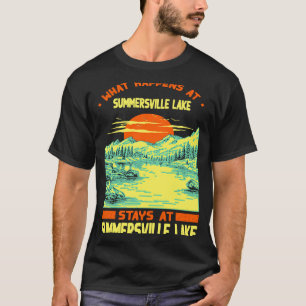 Fishing Boating Camping Lake Vacation Summersville T-Shirt