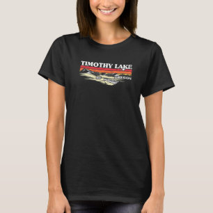 Fishing Boating Camping Lake Vacation Timothy Lake T-Shirt