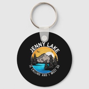 Fishing Boating Camping - Lakeview Jenny Lake  Key Ring