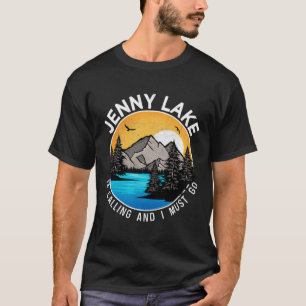 Fishing Boating Camping - Lakeview Jenny Lake  T-Shirt