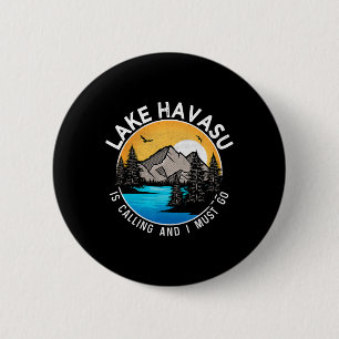 Fishing Boating Camping - Lakeview Lake Havasu 6 Cm Round Badge