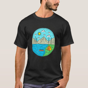 Fishing Boating Camping My Happy Place Cheat Lak T-Shirt