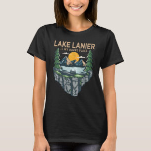 Fishing Boating Camping   My Happy Place Lake Lani T-Shirt