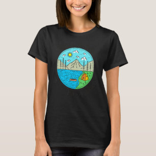 Fishing Boating Camping   My Happy Place Millinock T-Shirt