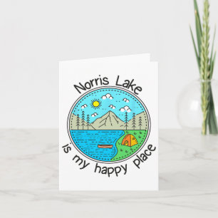 Fishing Boating Camping - My Happy Place Norris La Card