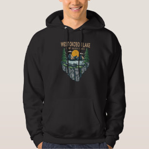 Fishing Boating Camping My Happy Place West Okobo Hoodie