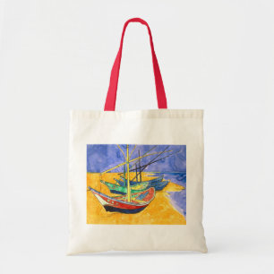 Fishing Boats Beach Saintes-Maries Van Gogh Fine Tote Bag