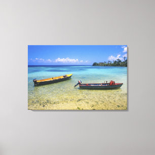 Fishing Boats, Boston Beach, Port Antonio, Canvas Print
