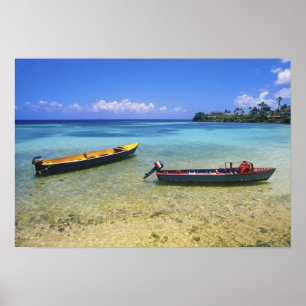 Fishing Boats, Boston Beach, Port Antonio, Poster