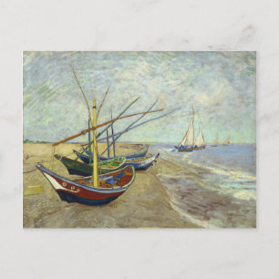 Fishing Boats by Van Gogh Postcard