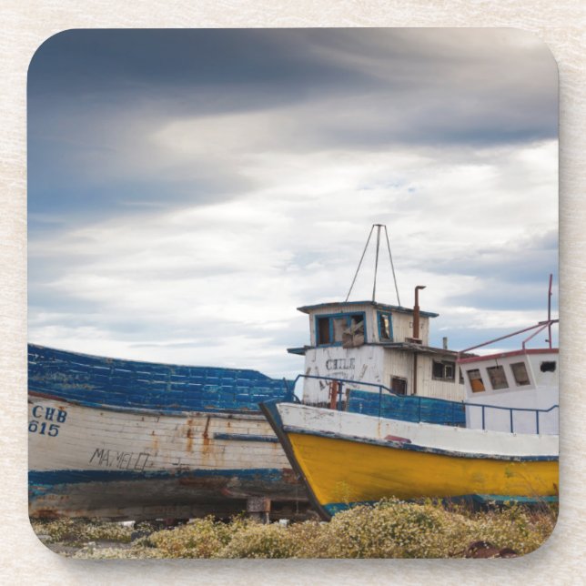 Fishing boats coaster (Front)