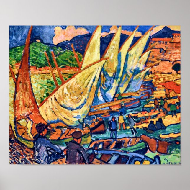 Fishing Boats, Collioure | Andre Derain | Poster (Front)
