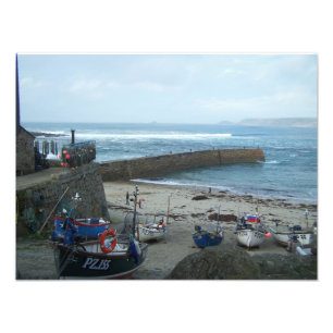 Fishing Boats Cornwall Photograph