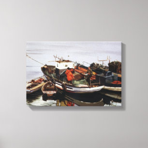 Fishing boats/Fishing boats Canvas Print