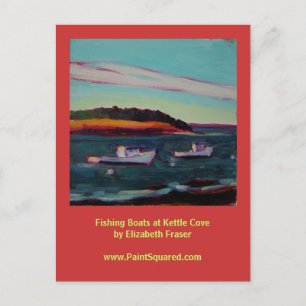 Fishing Boats • Kettle Cove • Maine Coast Postcard