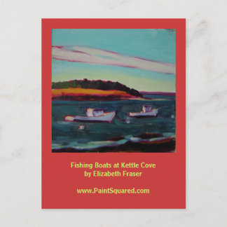 Fishing Boats • Kettle Cove • Maine Coast Postcard