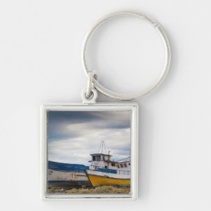 Fishing boats key ring