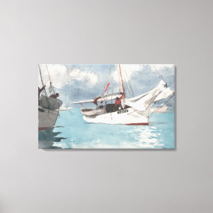 Fishing Boats, Key West Canvas Print