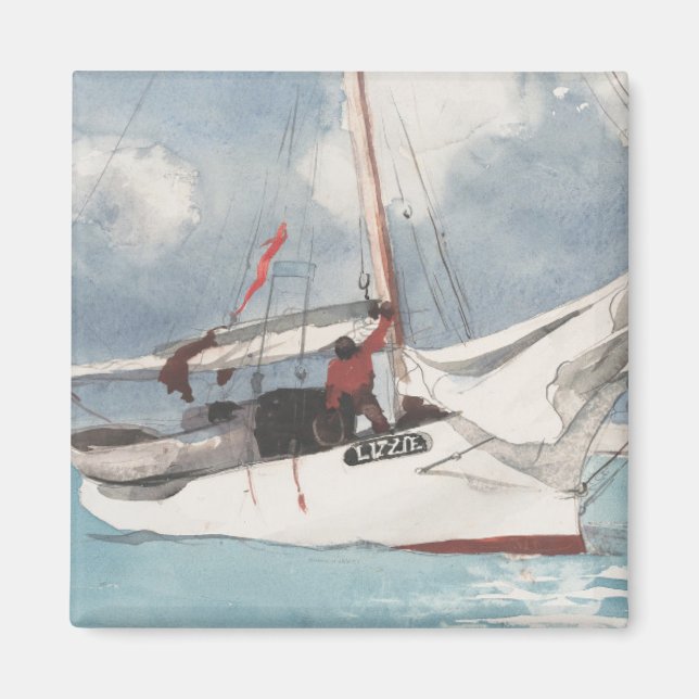 Fishing Boats, Key West Magnet (Front)