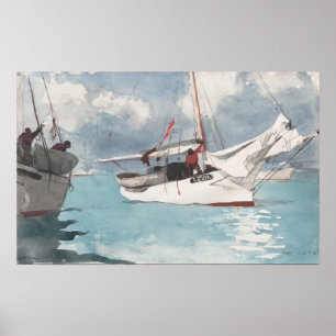 Fishing Boats, Key West Poster