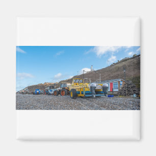 Fishing boats on Cromer beach, Norfolk Coast Magnet