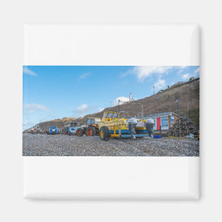 Fishing boats on Cromer beach, Norfolk Coast Magnet