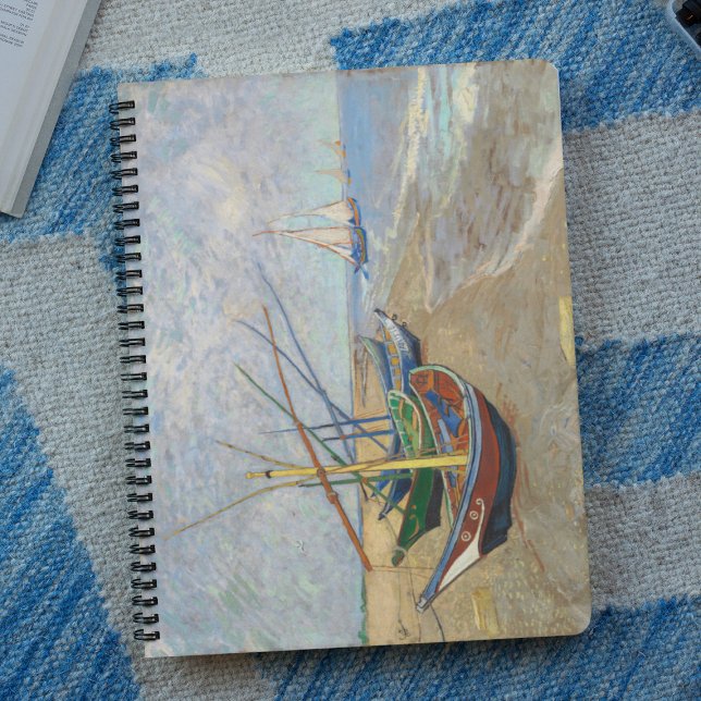 Fishing Boats on the Beach by Vincent Van Gogh, Notebook (Creator Uploaded)
