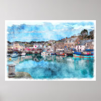 Fishing Boats - Padstow Harbour, Cornwall, UK
