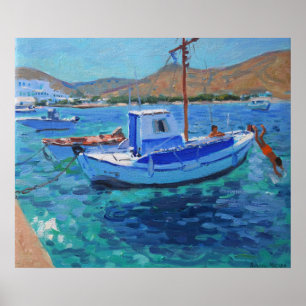 Fishing Boats Poster