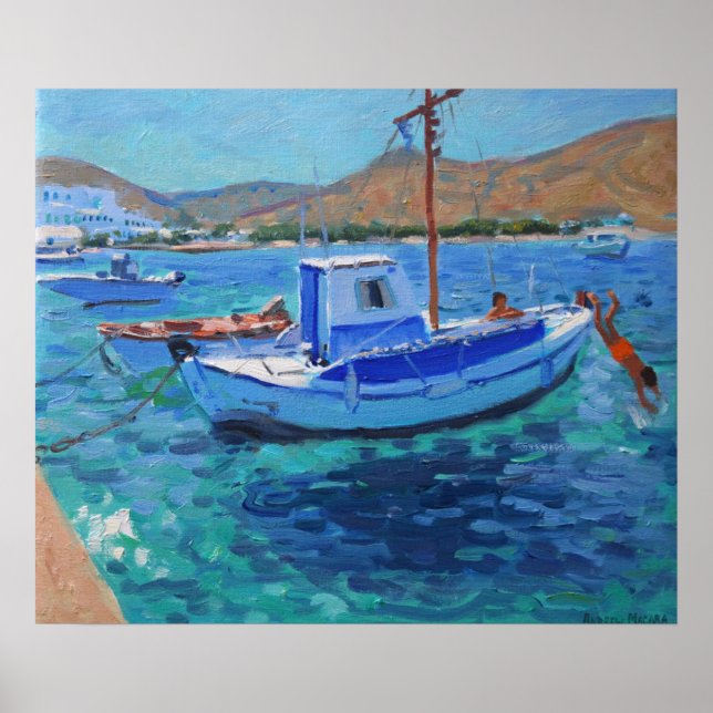 Fishing Boats Poster (Front)