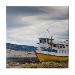 Fishing boats tile